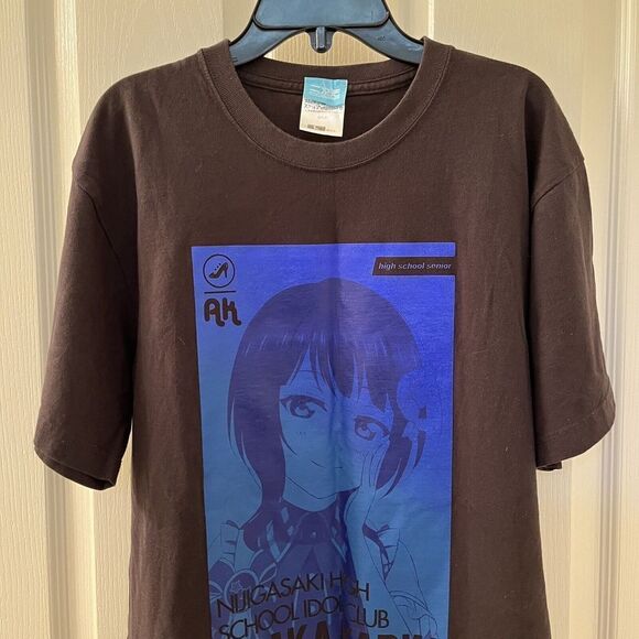 Love Live! Nijigasaki High School Idol Club Karin Asaka Graphic T-Shirt SZ Large - Picture 2 of 13
